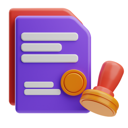 Approuver  3D Icon