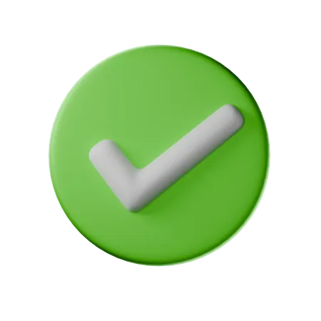 Approuver  3D Icon