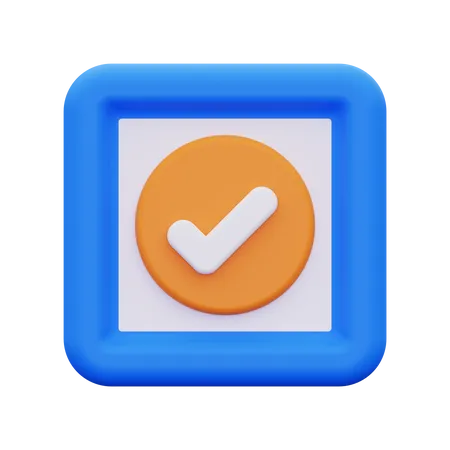 Approuver  3D Icon