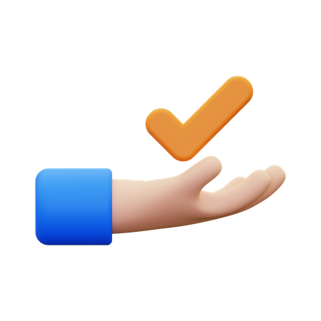 Approuver  3D Icon