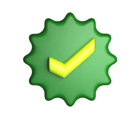 Approuver  3D Icon