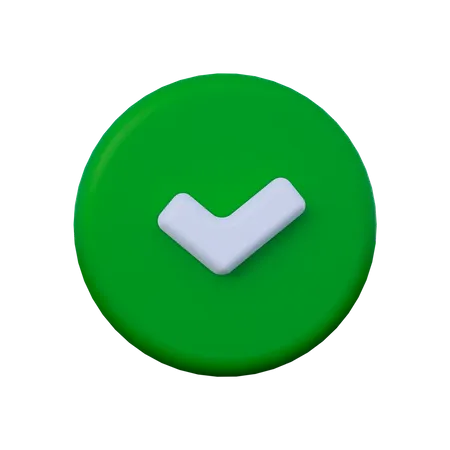 Approuver  3D Icon