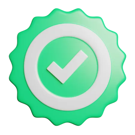 Approval Accept Check 3D Icon