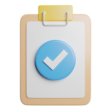 Approval  3D Icon