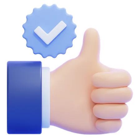 Approval  3D Icon