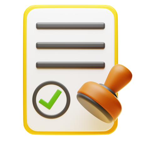 APPROVAL  3D Icon