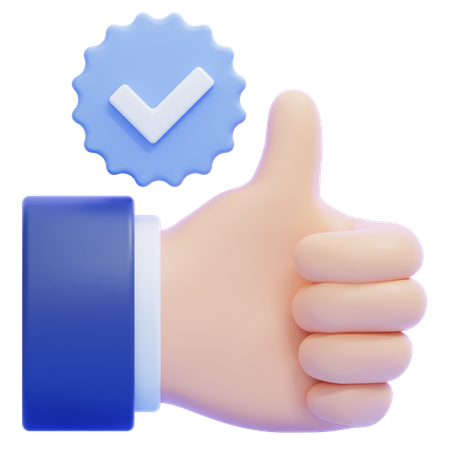 Approval  3D Icon