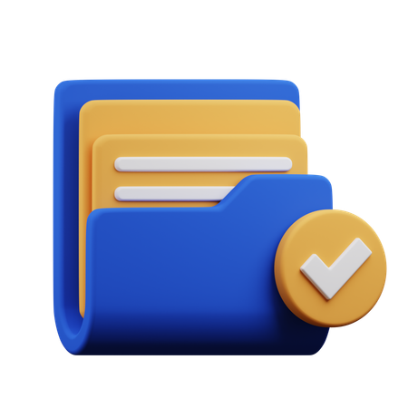 Approval Folder  3D Icon