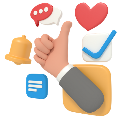 Approval Notification  3D Icon