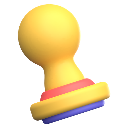 Approval Stamp  3D Icon