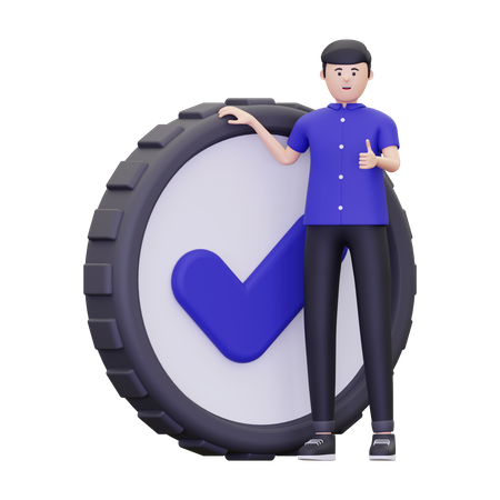 Approval Symbol  3D Icon