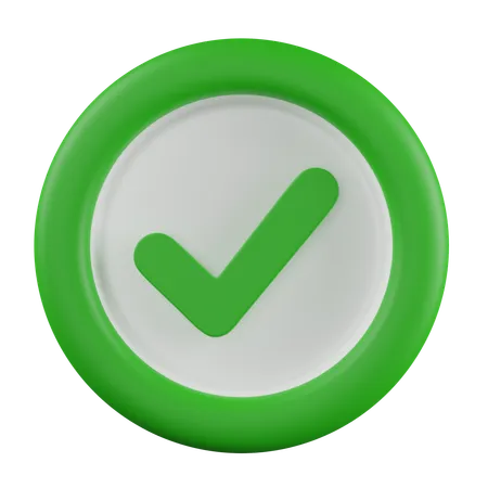 Approvare  3D Icon