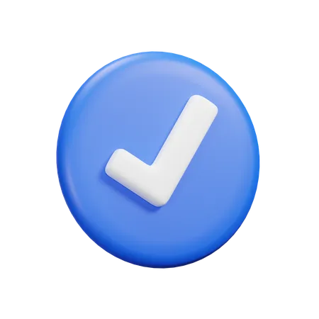 承認する  3D Icon