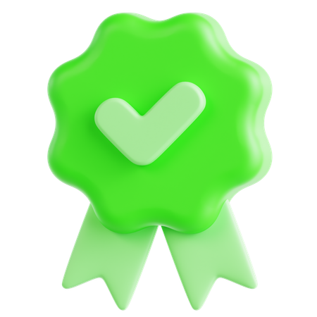 Approve  3D Icon