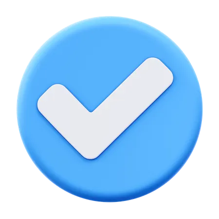 Approve  3D Icon