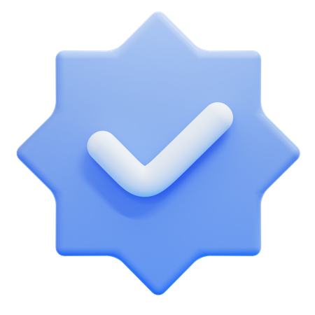 Approved  3D Icon