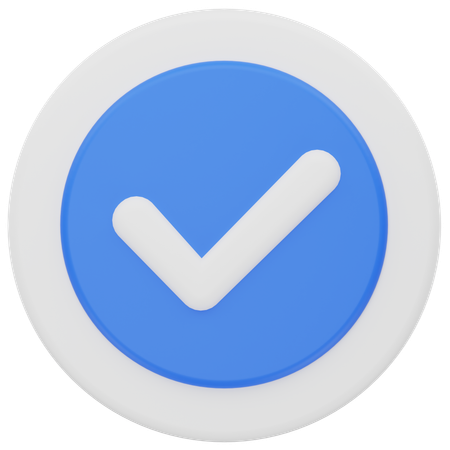 Approved  3D Icon