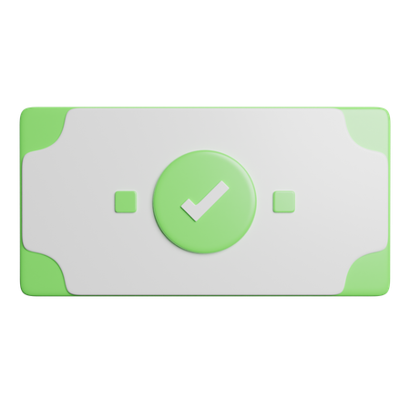 Approved  3D Icon