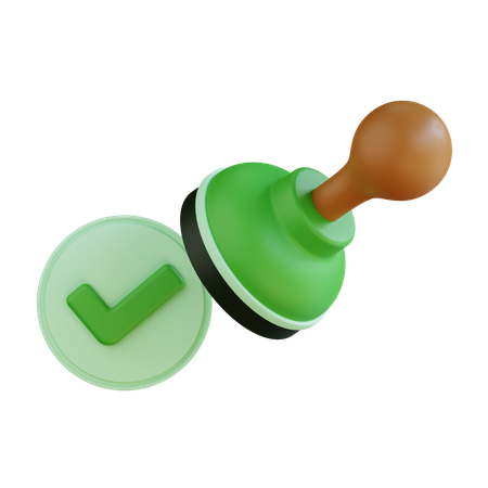 Approved  3D Icon