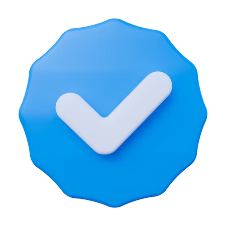 Approved  3D Icon