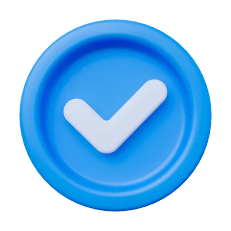 Approved  3D Icon