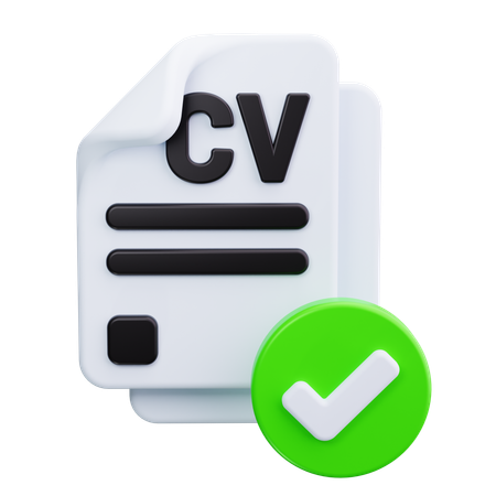 Approved  3D Icon