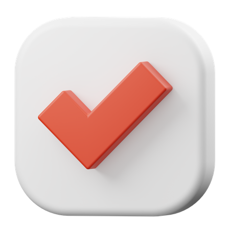 Approved  3D Icon
