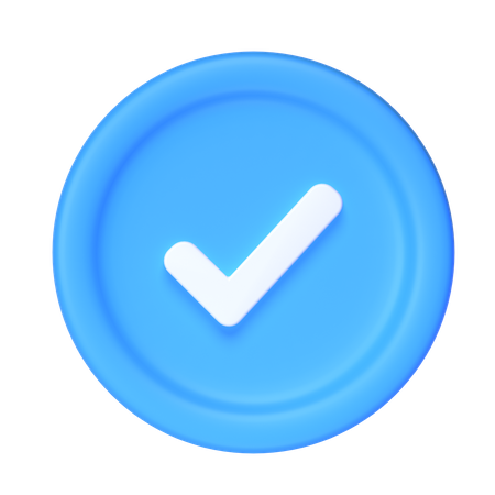 Approved 3D Icon