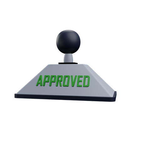 Approved  3D Icon