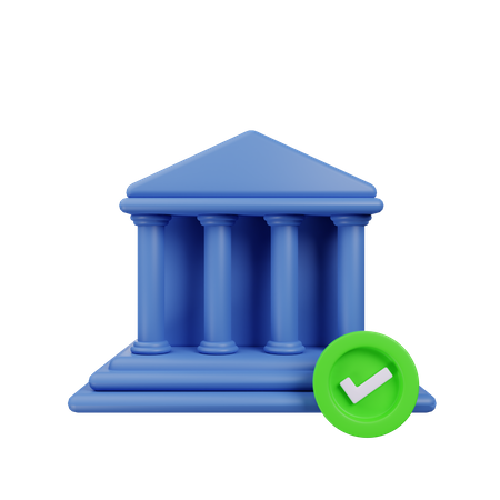 Approved Bank  3D Icon