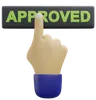 Approved Button