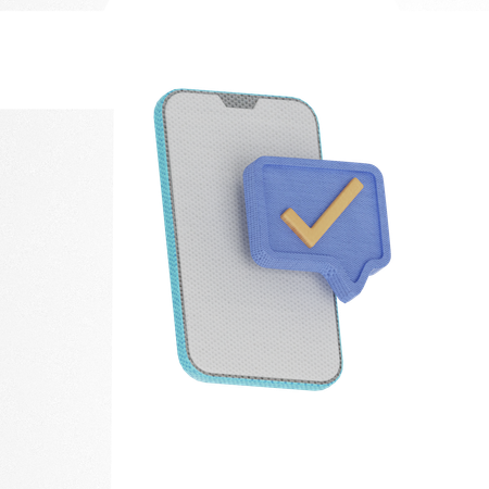 Approved Chat  3D Icon