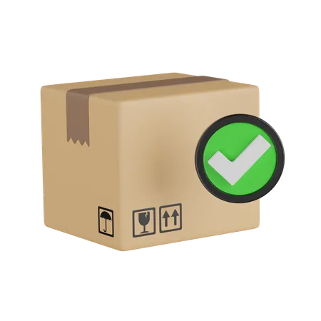 Approved Delivery  3D Icon