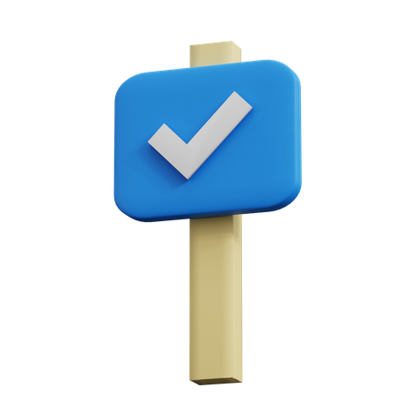 Approved Direction  3D Icon