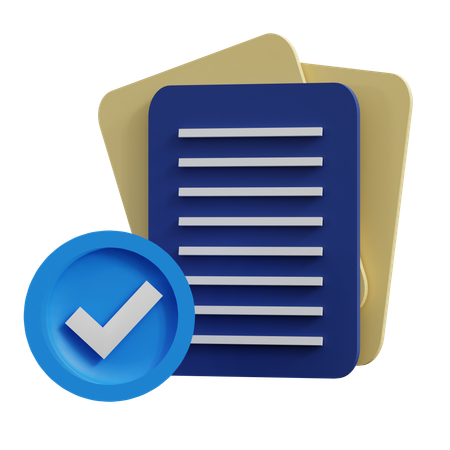 Approved Document  3D Icon