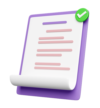 Approved Document  3D Icon