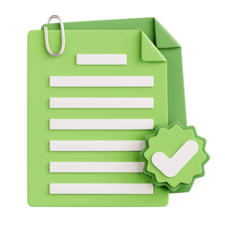 Approved Document  3D Icon