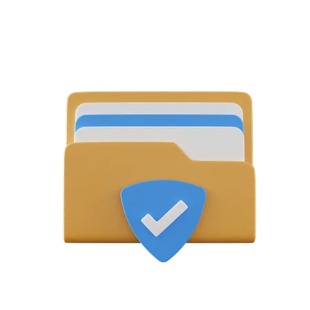 Approved Folder  3D Icon