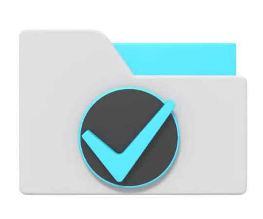 Approved Folder  3D Icon