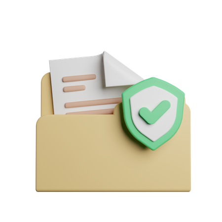 Approved Folder  3D Icon