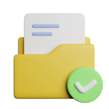Result Databse File 3D Icon