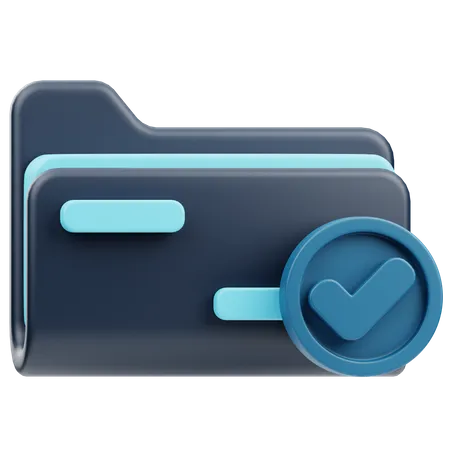 Approved Folder  3D Icon