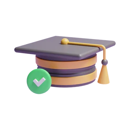 Approved Graduation  3D Icon