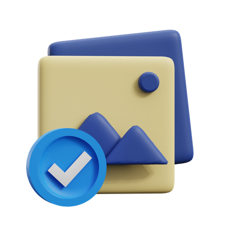 Approved Image Gallery  3D Icon