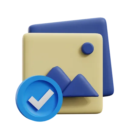 Approved Image Gallery  3D Icon