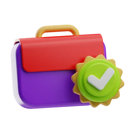 Approved Job  3D Icon