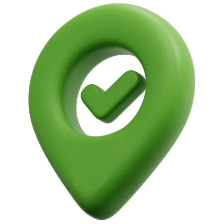 Approved Location  3D Icon
