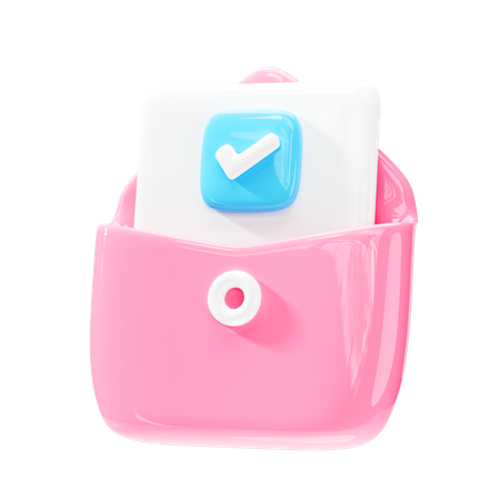 Approved Mail  3D Icon