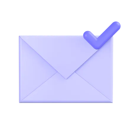 Approved Mail  3D Icon