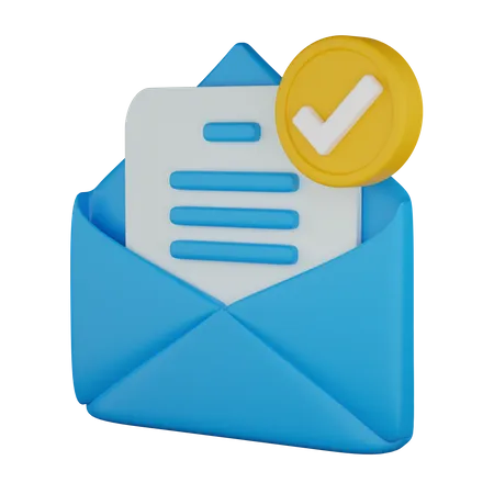 Mail 3 D Rendered And Graphic Icon For Business 3D Icon